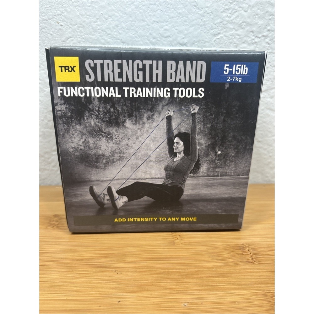 TRX Strength Band Functional Training Tools 5-15lb (2-7kg) Low-impact and Rehab